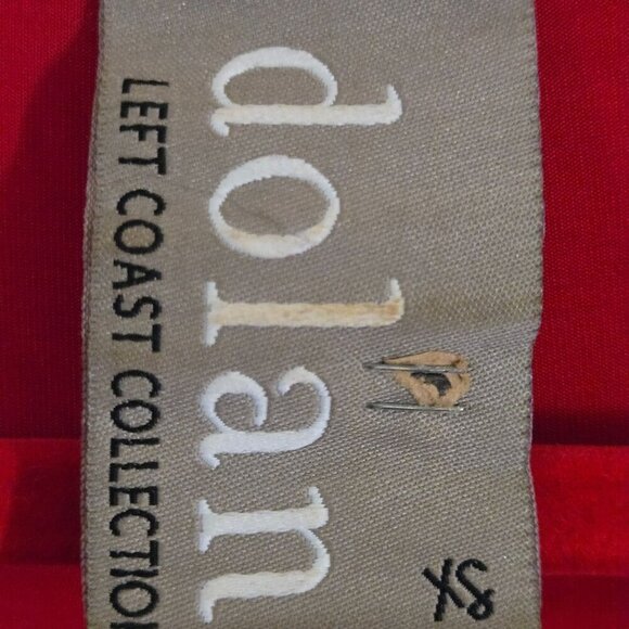 Anthropologie Dolan Left Coast Lola Cocoon Red Tunic Dress V Neck Size XS - Picture 6 of 7